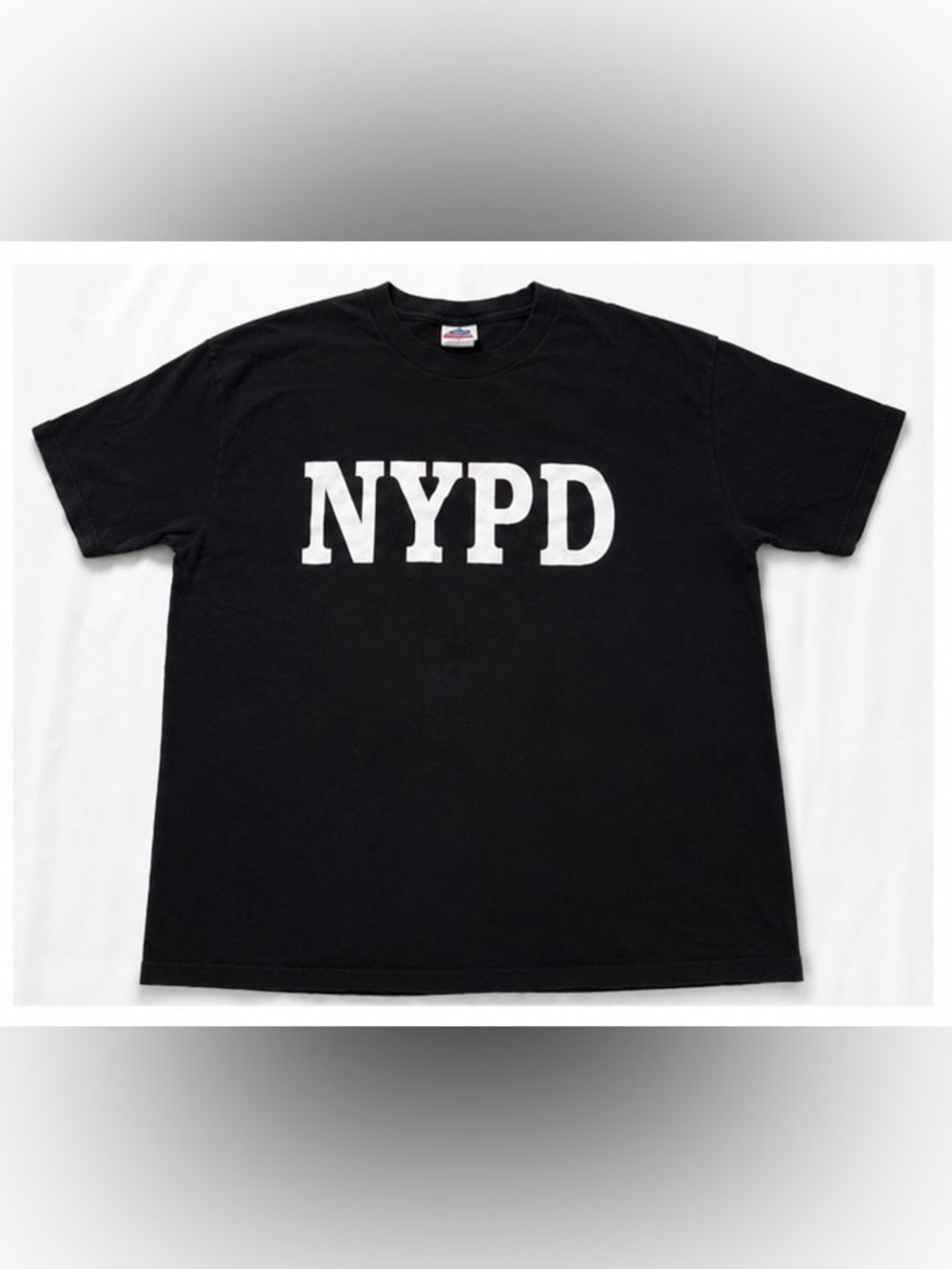 NYPD Graphic T-Shirt Adult Large Black New York Police Tee